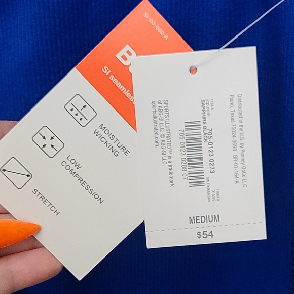 Sports Illustrated Seamless Womens Moisture Wicking 7/8 Ankle Leggings - Picture 3 of 7